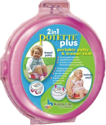 STYLE 2730 - POTETTE PLUS - Pink - Open: 9.875"L x 8.75"W x 4.875"H Flat:  9.125" L x 8.75"W x 2.75"H                Trainer Seat:  14.25"L x 8.75"W x 2.75