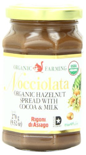 Nociolatta Nut Butters Hazelnut w/Cocoa & Milk At least 95% Organic 9.52 oz