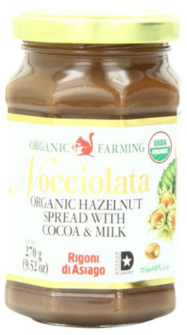 Nociolatta Nut Butters Hazelnut w/Cocoa & Milk At least 95% Organic 9.52 oz