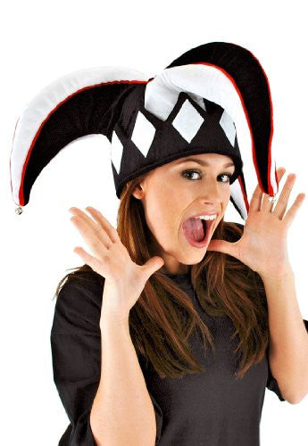 court jester black, white & red