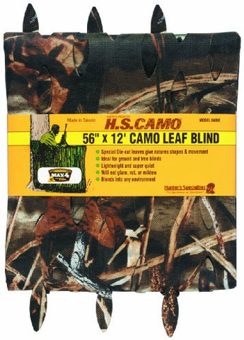 Hunters Specialties Camo Leaf Blind Blind Material (Color: Advantage Max-4 HD Size: 56 x 12-Feet long)