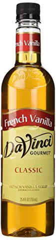 Da Vinci Gourmet Classic Syrups French Vanilla Plastic Bottle 750 ml