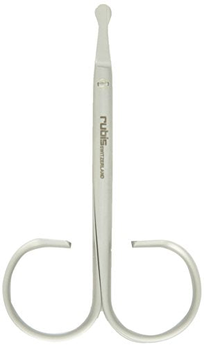Rubis Ear & Nose Hair Scissors, Bent Blade