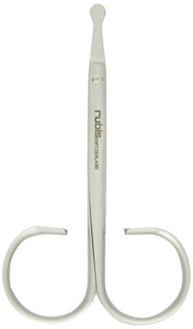 Rubis Ear & Nose Hair Scissors, Bent Blade