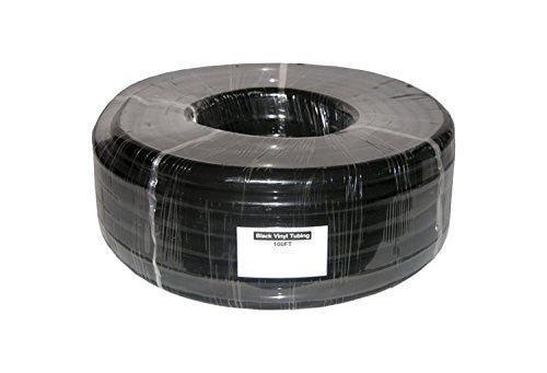 1/4" I.D. x 3/8" O.D.x 1/16" Wall PVC BlackTubingx 100'Coil