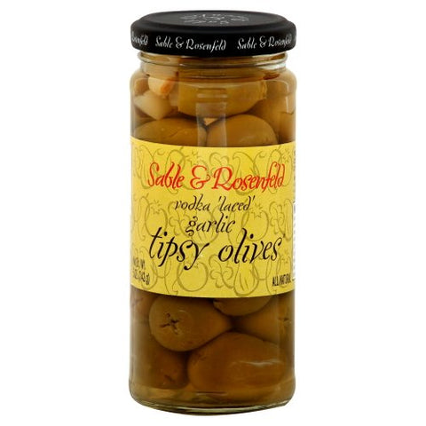 Sable & Rosenfeld Vodka Garlic Tipsy Olives, 5 oz