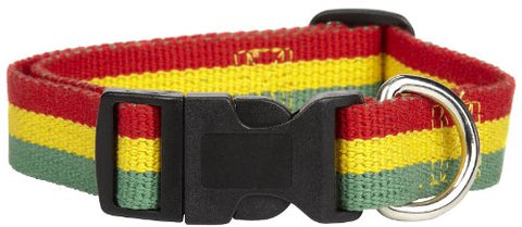 Nylon Rasta Collars & Leads - Small (10-14")
