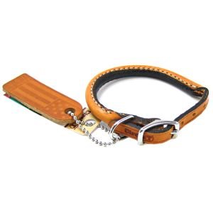 Oak Tanned Leather Collar 14"x3/8" - Tan