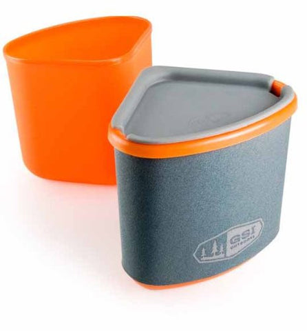 GOURMET NESTING MUG + BOWL RED