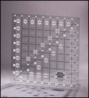 Creative Grids Quilt Ruler 9-1/2in Square