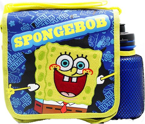 Nickelodeon Sponge Bob Squarepants DJ Lunch Bag, Size 9.5 x 7.5 x 3.5