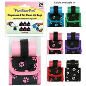 Paw Print Purse Dispensers - Green