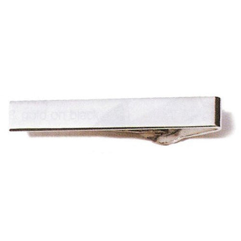 Wide Tie Bar - Nickel