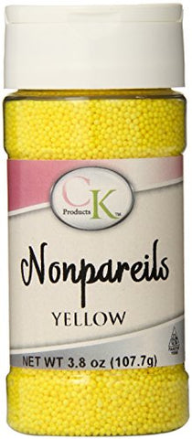 Yellow Nonpareils 3.8 oz