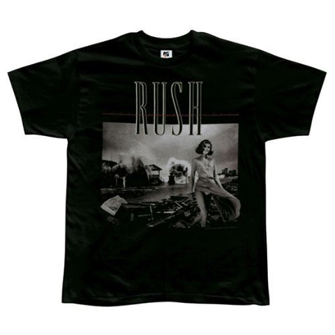 Rush Permanent Waves Black T-Shirt Size XL