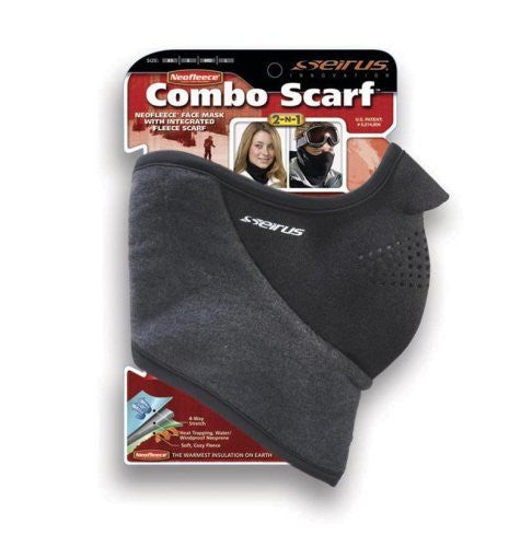 Neofleece Combo Scarf - Black, Extra Small