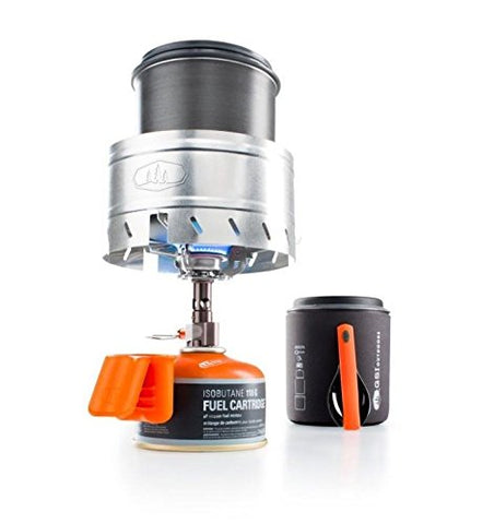 GSI- Back Pack Halulite Minimalist Stove 1 Person with Windscreen & .6L Mug 9.4 Oz