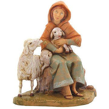 5" NAHOME SHEPHERDESS FIG CENTENNIAL COLLECTION FONT