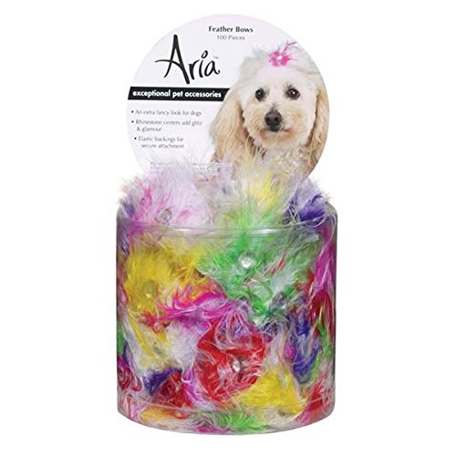 Aria Feather Bow Canister 100 pcs