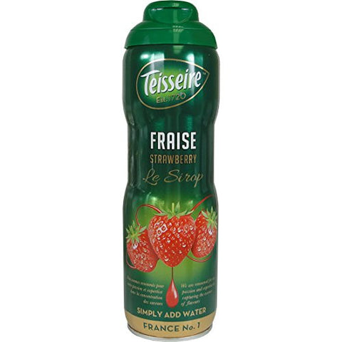 French Strawberry Teisseire Concentrated Syrup