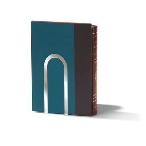 Small Elements Bookends 1/Pair - Chrome
