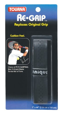 Tourna Replacement Grips - Tour Grip Tm- Black - 1.8 Mm Thick