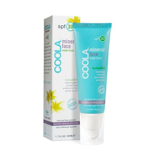 COOLA - Sunscreen for Face SPF 30 - Cucumber
