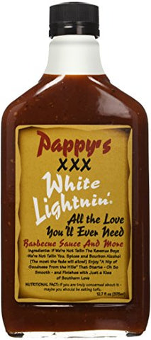 Pappy's XXX White Lightnin' BBQ Sauce 12.7 oz (not in pricelist)