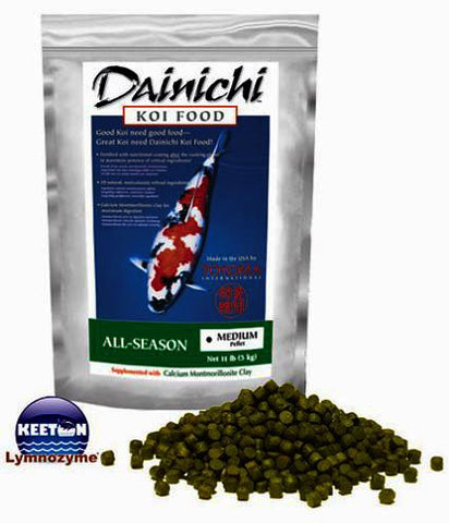 Koi Food All Season 5.5 lb, Large Pellet