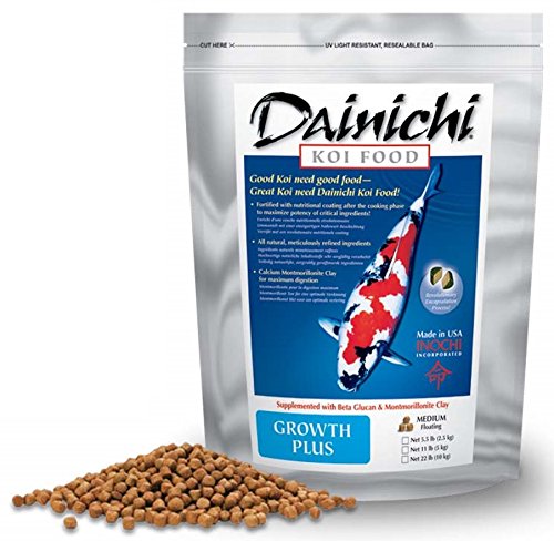 Koi Food Growth Plus 5.5 lb, Medium Pelle