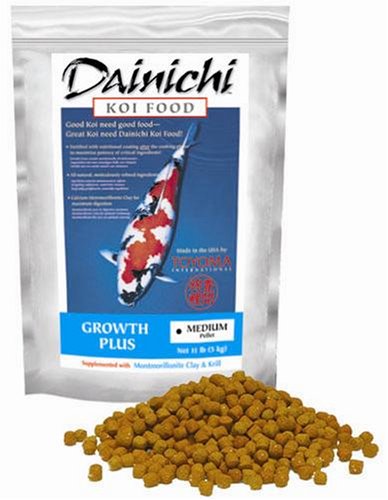 Koi Food Growth Plus 5.5 lb, Large Pellet