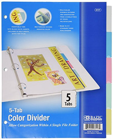 3 Ring Binder Dividers