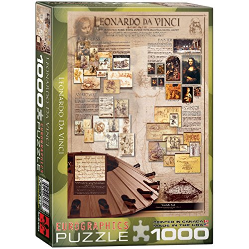Leonardo Da Vinci 1000 pc 10x14 inches Box, Puzzle