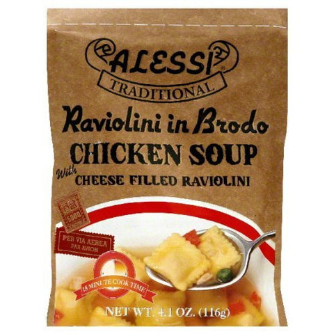 Alessi Soup Raviolini in Brodo Chicken 4.1 OZ