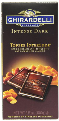 Ghirardelli Intense Dark Toffee Interlude Bar, 3.5 oz