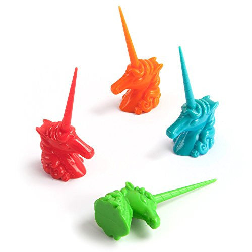 Unicorn Corn Holders, Set of 4