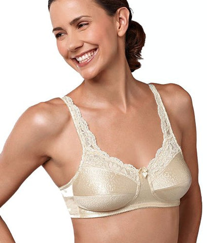 Annabel Soft Cup Wire Free Bra - Pearl Beige, 38AA