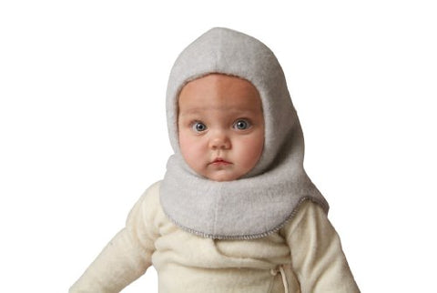 Lanacare Double-Layer Nelson Hat (Balaclava) for Baby, Child, Adult - Soft Grey, 128 (5-9 yrs)