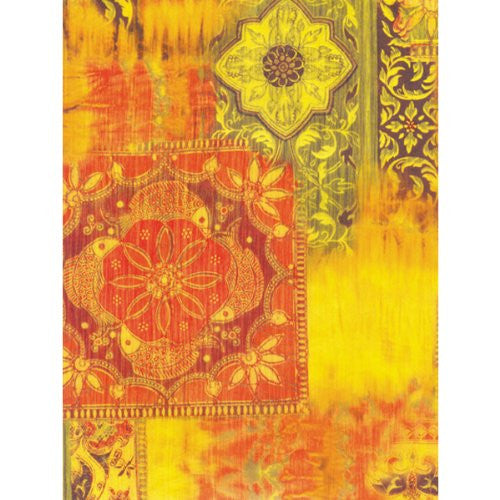 Decopatch OrangeYellow Mix design Decoupage paper 11 3/4 x 15 3/4