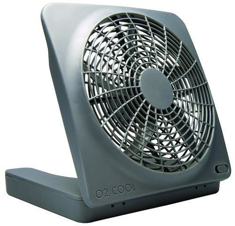 O2-Cool Portable Fan, Can Use Batteries or Adapter