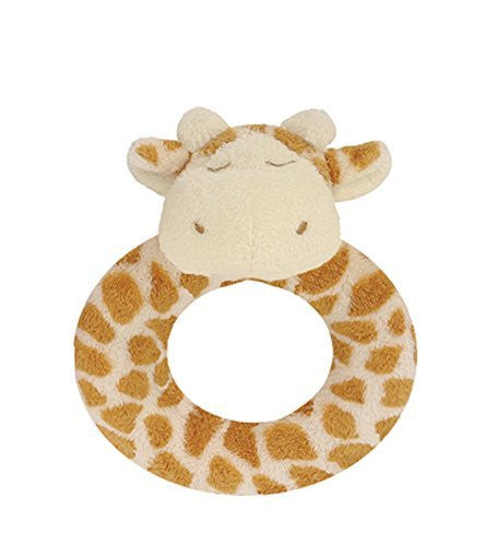 Ring Rattle - Giraffe, Tan