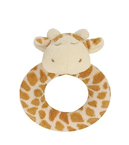 Ring Rattle - Giraffe, Tan