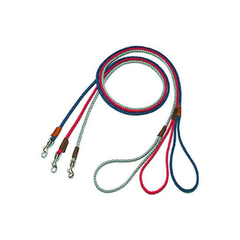 Mendota British Show Snap Leash - Blue, 1/8" x 4'