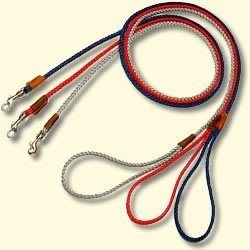 Mendota British Show Snap Leash - Black, 1/8" x 4'