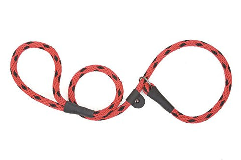 Mendota Slip Lead - Black Ice, Red, 1/2" X 6'