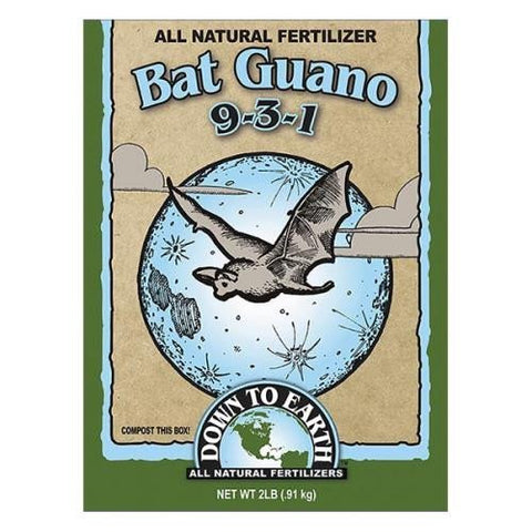 All Natural Fertilizer Bat Guano 9-3-1 - 2lb