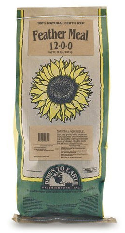 All Natural Fertilizer Feather Meal 12-0-0 - 20lb