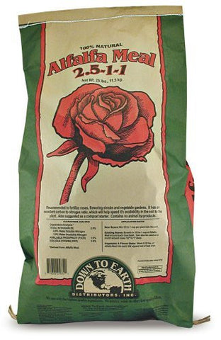 All Natural Fertilizer Alfalfa Meal 2.5-1-1 - 25lb