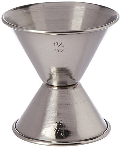 Jiggers, Stainless Steel, 3/4 oz x 1 1/4 oz