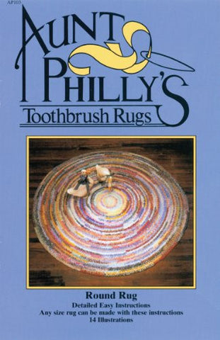 Aunt Philly's Toothbrush Rugs Round Rug